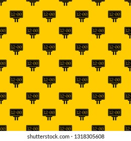 Scoreboard pattern seamless vector repeat geometric yellow for any design