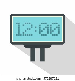 Scoreboard with result display icon. Flat illustration of scoreboard with result display vector icon for web   on white background