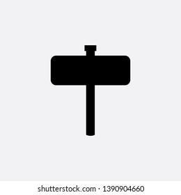 scoreboard sign road icon sign signifier vector