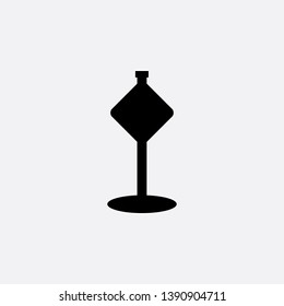 scoreboard sign road icon sign signifier vector
