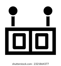 Scoreboard Vector Glyph Icon For Personal And Commercial Use.
