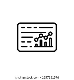 Scorecard Icon In Vector. Logotype