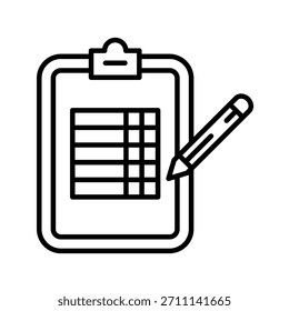 Icono de esquema de cuadro de mandos Ilustración vectorial