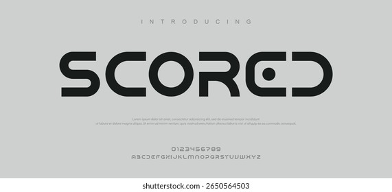 Scored modern creative minimal alphabet small letter logo design