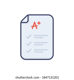 Scores icon in vector. Logotype