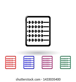 scores multi color icon. Elements of education set. Simple icon for websites, web design, mobile app, info graphics