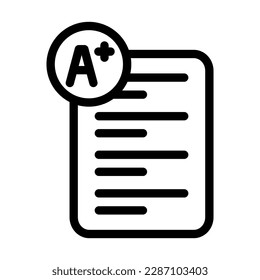 Scoring Vector Line Icon Design