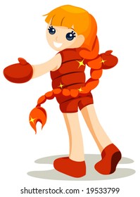 Escorpio infantil - (10 de 12) vector