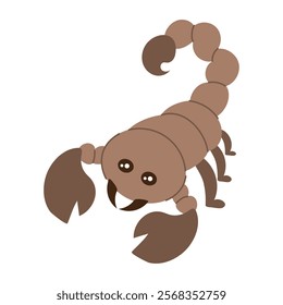 scorpio desert animal icon isolated