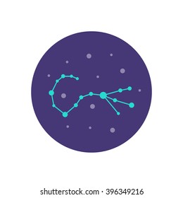 scorpio icon. vector illustration