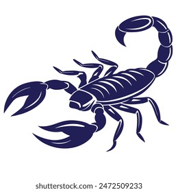Scorpio illustration isolated on white background