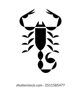 Logo do Escorpião. Design de ícones. Elementos do modelo