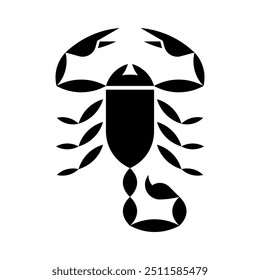 Logo do Escorpião. Design de ícones. Elementos do modelo