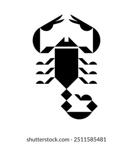 Logo do Escorpião. Design de ícones. Elementos do modelo
