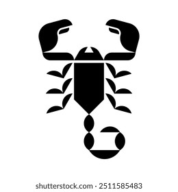 Logo do Escorpião. Design de ícones. Elementos do modelo