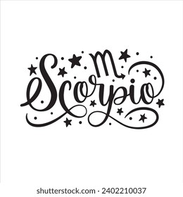 scorpio logo inspirational positive quotes, motivational, typography, lettering design