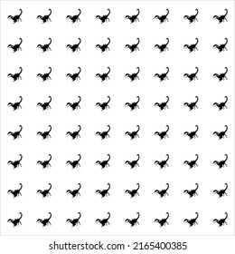 Scorpio Motif Pattern. Decoration for Fasion, Interior, Exterior, Carpet, Textile, Garment, Cloth, Silk, Tile, Plastic, Paper, Wrapping, Wallpaper, Pillow, Sofa, and Background. Vector Illustration