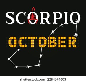 Scorpio October Shirt, Zodiac Scorpio