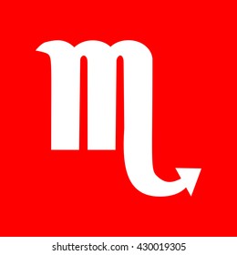 Scorpio sign illustration