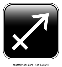 Scorpio symbol on white background. Vector illustration.