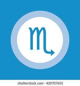 Scorpio symbol . Vector illustration