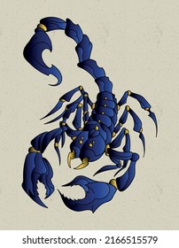 Scorpio Tattoo Art Old School Design