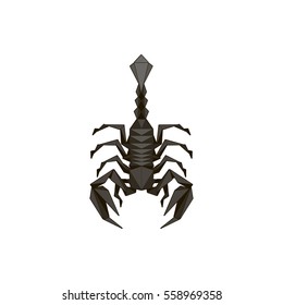 Scorpio in a triangular style