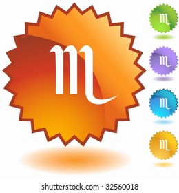 scorpio zodiac badge