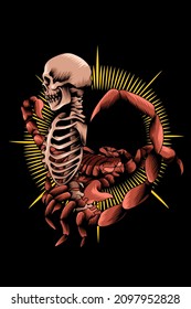 Scorpio zodiac icon vector illustration