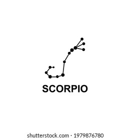 Scorpio zodiac icon vector sign symbol