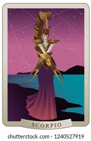 scorpio zodiac lady