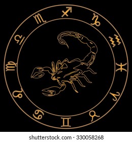 Capricorn Zodiac Sign Stock Vector (Royalty Free) 330938093