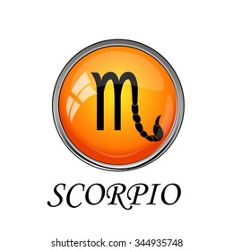 Scorpio Zodiac Sign Stock Vector (Royalty Free) 344935748 | Shutterstock