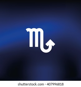 Scorpio zodiac sign.