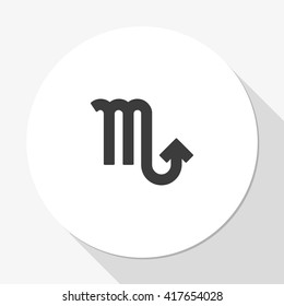 Scorpio zodiac sign.