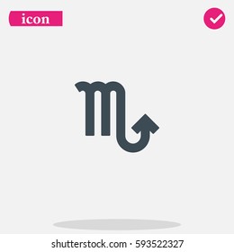 Scorpio zodiac sign.