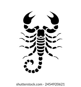 Scorpio zodiac sign. hand drawing scorpion illustration. 