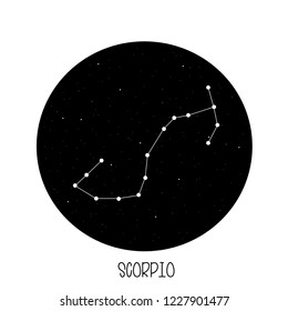 Scorpio zodiac sign icon