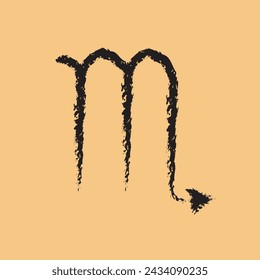 Scorpio the zodiac sign | Zodiac icon | Vector