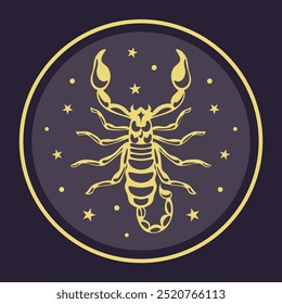 Scorpio Zodiac Sign A Unique Artistic Representation Exploring Its Various Aspects and Meanings. astrological signs, celestial objects, astrology, mystical, space, predict the future