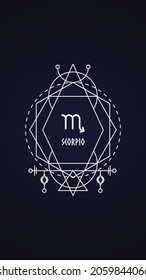 Scorpio Zodiac Sign - Wallpaper for mobile