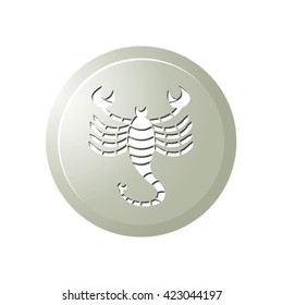 Scorpio zodiac sign-vector drawing