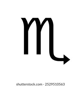 Símbolo do zodíaco de Escorpião representando astrologia e horóscopos.