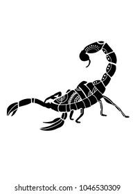 scorpion cartoon illustration pattern shadow