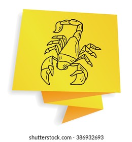 Scorpion doodle