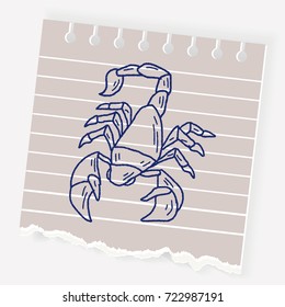 Scorpion doodle