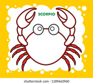 SCORPION DRAWING COLORING PAGE VECTOR ILLUSTRATION 