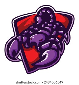 Scorpion esport mascot logo design