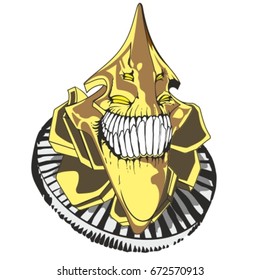Scorpion in a grin smiles