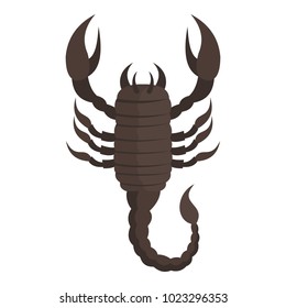 Scorpion icon. Cartoon illustration of scorpion vector icon for web